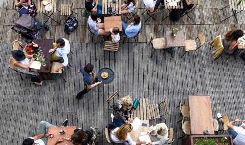 Réouverture des restaurants en terrasse