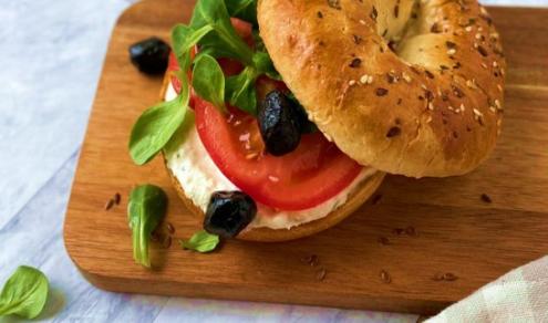 Recette bagel tartinable boursin cabillaud