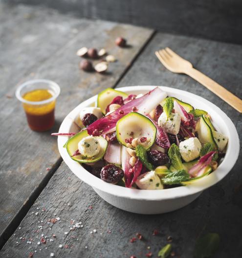 Salade aux dés de Boursin IQF surgelés